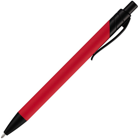 Ручка шариковая Undertone Black Soft Touch, красная - рис 4.