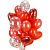 Набор красных воздушных шаров (20шт) - миниатюра