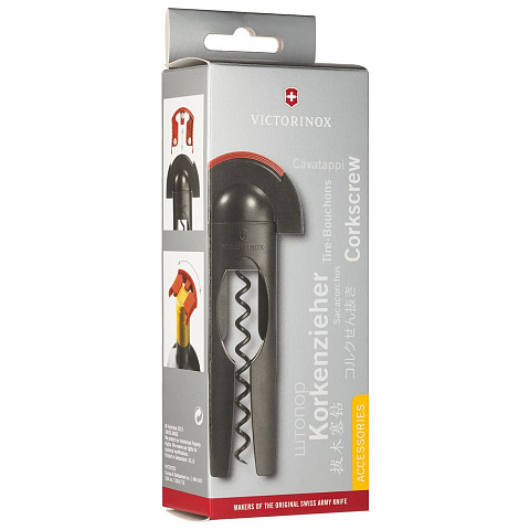 Штопор Victorinox Utensils, черный - рис 5.