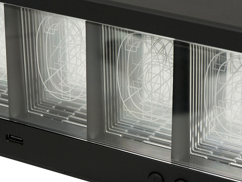 Часы с беспроводной зарядкой Cyber, 10 Вт (Р) - рис 8.