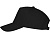 Бейсболка Мемфис 230 5-панельная, цвет черный - миниатюра - рис 3.