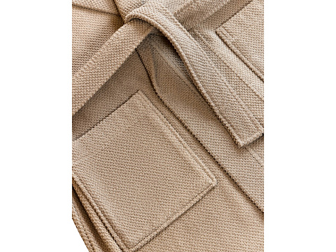 Халат Valerie Concept BRC Beige M - рис 5.