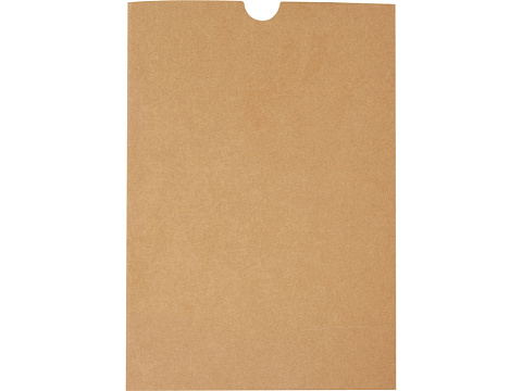 Блокнот Orin, формат А5, из переработанного ПЭТ, красный кирпичный - рис 5.