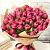 Монобукет из красных тюльпанов (49 шт) - миниатюра - рис 2.