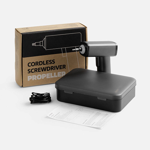 Отвертка аккумуляторная Propeller, черная - рис 9.