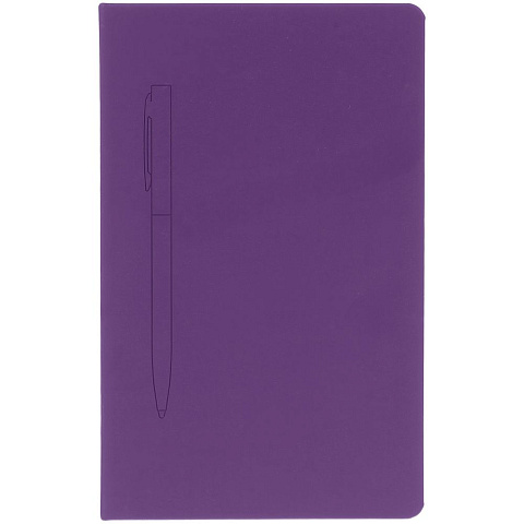 Ежедневник Magnet Shall, недатированный, фиолетовый - рис 6.