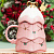 Новогодняя кружка Ёлка (розовая) - миниатюра - рис 2.
