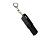 USB-флешка на 32 Гб 2 в 1 поворотный механизм, c дополнительным разъемом Type-C с одноцветным металлическим клипом, черный - миниатюра - рис 2.