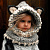 Детская шапка-шарф Волчонок - миниатюра