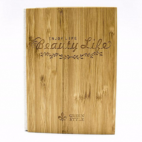 Креативбук с деревянной обложкой "Wooden style" - рис 5.