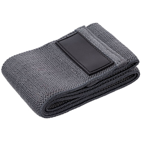 Лента для фитнеса Trena, серая - рис 2.