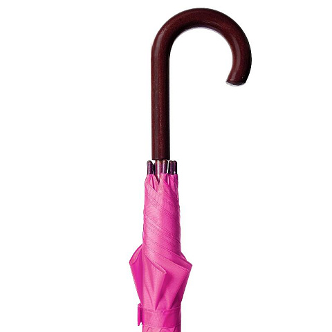 Розовый зонт трость - рис 4.