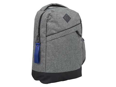 Брелок-ремувка из эко-кожи с карабином Domino, темно-синий - рис 3.