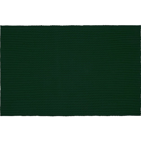 Плед Tressa, темно-зеленый - рис 4.