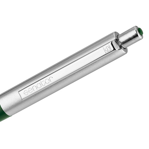 Ручка шариковая Senator Point Metal, зеленая - рис 5.