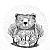 Футболка женская Bear, белая - миниатюра - рис 6.