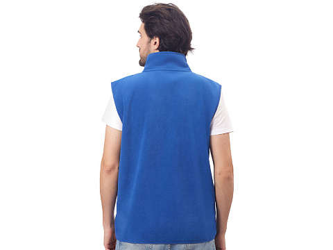 Жилет флисовый Trondheim унисекс, синий классический - рис 4.