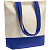 Холщовая сумка Shopaholic, ярко-синяя - миниатюра