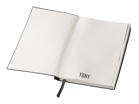 Блокнот А5 Scribe, гибкая обложка, 96 листов 80 гр/м2 , черный - рис 4.