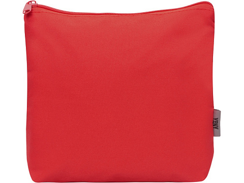 Органайзер для электроники и проводов Amalia из полиэстера 300D с подкладкой, красный - рис 3.