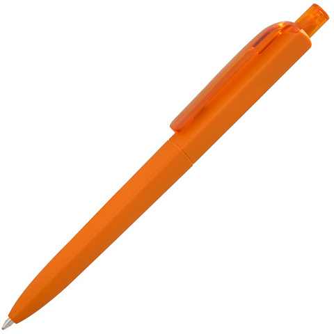 Ручка шариковая Prodir DS8 PRR-Т Soft Touch, оранжевая - рис 2.