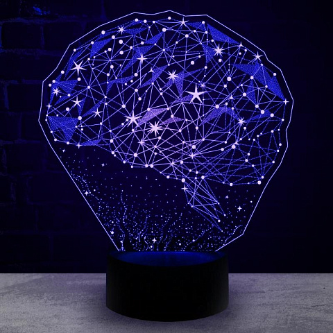 3D светильник Мозг (Нейронные сети) - рис 6.