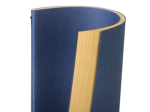 Блокнот Monet, гибкая обложка A5 из моющегося крафта, 32 листа, темно-синий - рис 5.