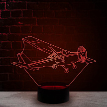 3D светильник Самолет Цессна