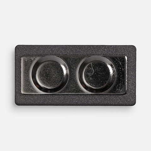 Значок Magnet Matto, серый металлик - рис 4.