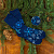 Носки синие в елочном шаре - миниатюра