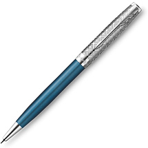 Шариковая ручка Parker Sonnet Premium Refresh BLUE CT, стержень: M, цвет чернил: black , в подарочной упаковке