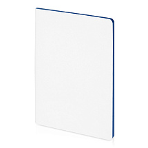 Бизнес-тетрадь А5 Pragmatic Contrast, 40 листов в клетку, белый с голубым срезом