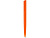 Ручка пластиковая шариковая Taper Solid, матовый оранжевый - миниатюра - рис 2.