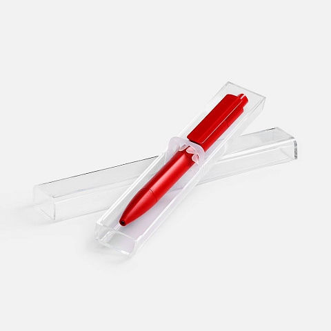 Ручка шариковая Prodir DS4 PMM-P в футляре, красная - рис 2.