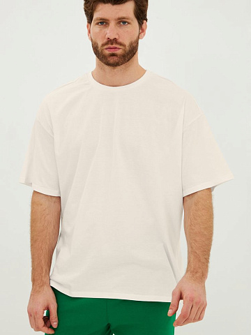 Футболка Oversize Premium, молочно-белая