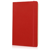 Записная книжка Moleskine Classic Soft (в линейку), Large (13х21см), красный