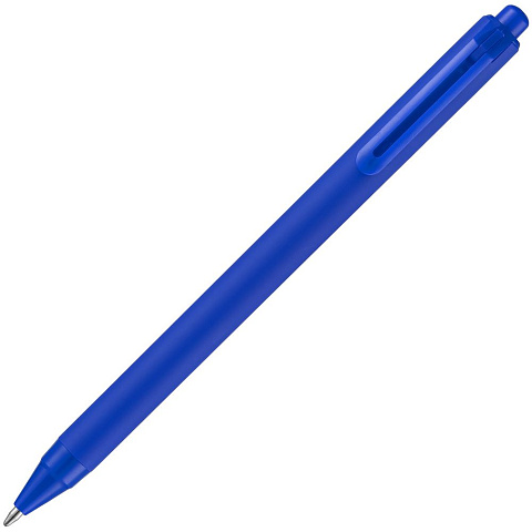 Ручка шариковая Cursive Soft Touch, синяя - рис 5.