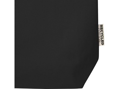 Florida эко-сумка плотностью 270 г/м² - сплошной черный - рис 4.