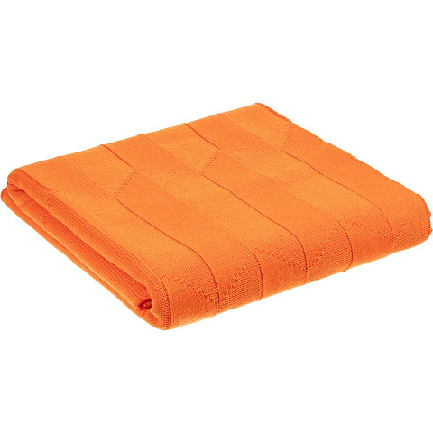 Плед Rombus, оранжевый (апельсин) - рис 3.