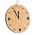 Деревянная подвеска Christmate, часы - миниатюра