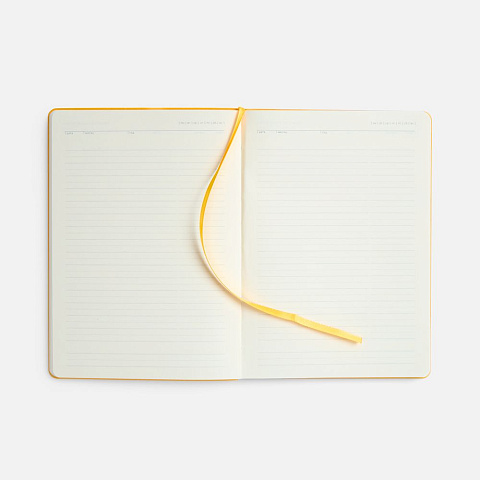 Ежедневник Vale New, недатированный, желтый - рис 7.