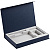 Коробка Silk с ложементом под ежедневник 10x16 см, аккумулятор и ручку, синяя - миниатюра - рис 3.