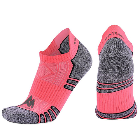Набор из 3 пар спортивных женских носков Monterno Sport, красный фиолетовый и розовый - рис 5.