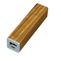 PB-wood1 Универсальное зарядное устройство power bank прямоугольной формы. 2200MAH. Красный