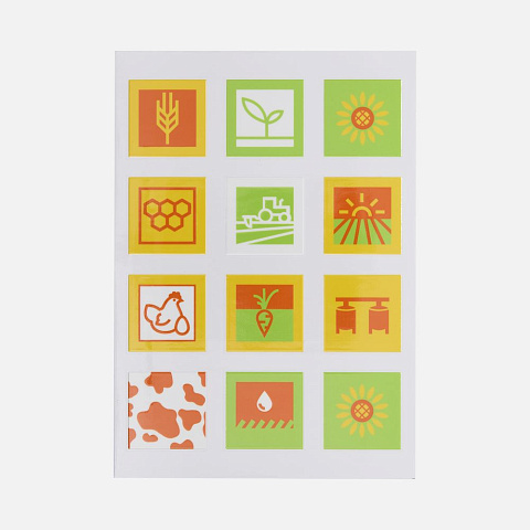 Стикерпак UV-DTF Industry, сельское хозяйство