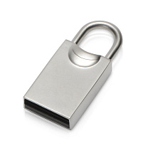 USB-флешка 2.0 на 16 Гб Lock, серебристый