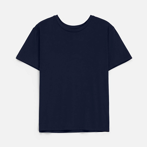 Футболка унисекс Senti, темно-синяя - рис 2.