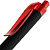 Ручка шариковая Prodir QS01 PRT-P Soft Touch, черная с красным - миниатюра - рис 6.