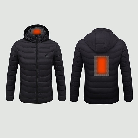 Куртка с подогревом Thermalli Chamonix, темно-синяя - рис 13.