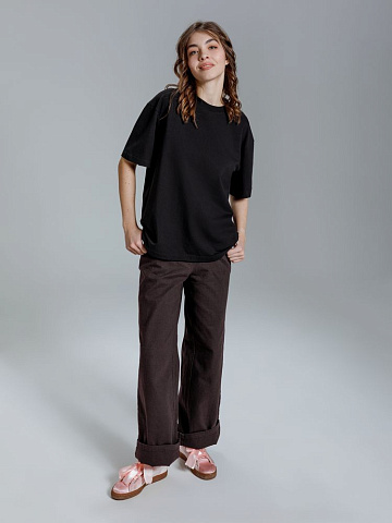 Футболка оверсайз Kangas, черная - рис 10.